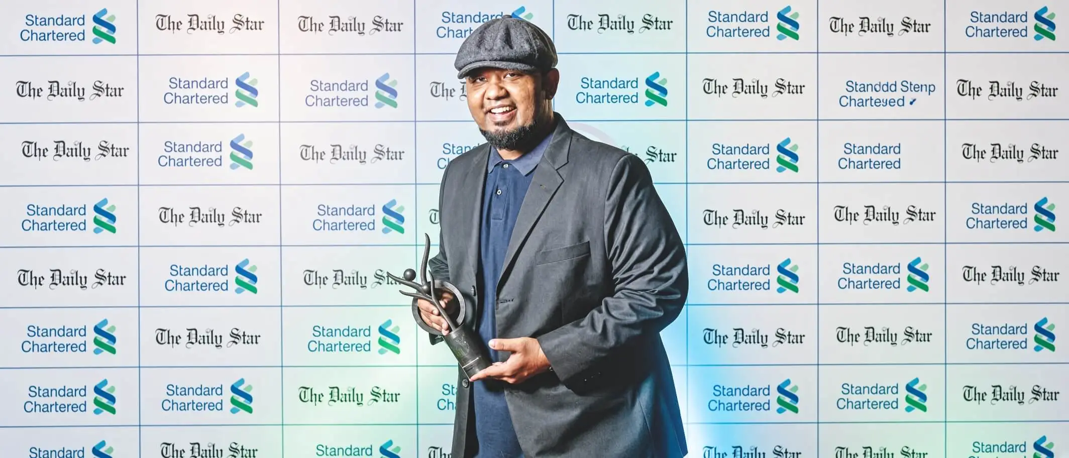 Arko with film award from FilmFreeway