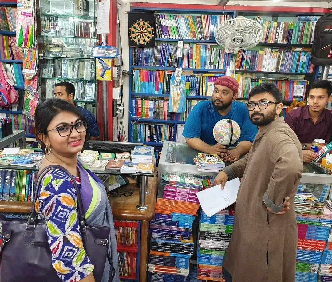 The Dustbin Connection — bookstore setup